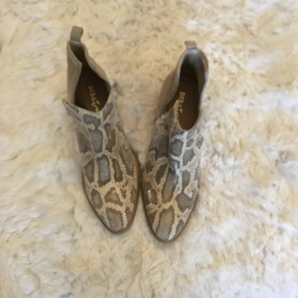 DIBA leather and suede ankle boots size 13 New - Picture 2 of 4